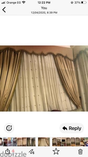 curtain 3 meter width & another sides 1,50 meter 1