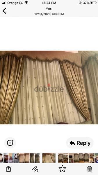 curtain 3 meter width & another sides 1,50 meter 2