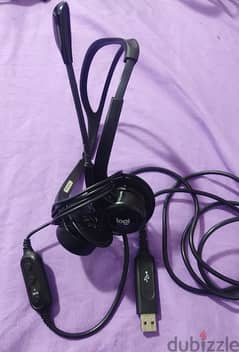 سماعات كول سنتر لوجيتك Logitech call center headphone 0