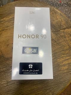 Honor 90 Lite 5G dual sim 256/8G Black جديد متبرشم بضمان الوكيل