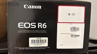 canon R6 like new for sale