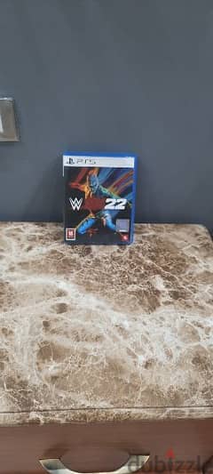 A one time used PS5 WWE game