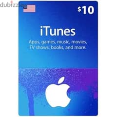 10 $ iTUNES Gift Card