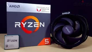 Ryzen 5 2400g 
شبه جديد بكامل مشتملاته 0