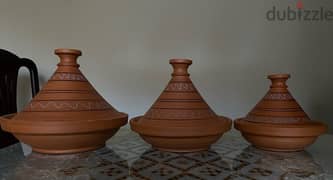 MOROCCAN POTTERY TAGINE طقم طاجين مغربي