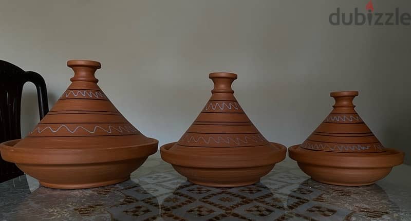 MOROCCAN POTTERY TAGINE طقم طاجين مغربي 0