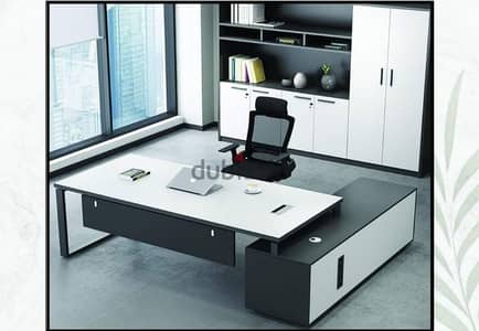 Elegant manager desk modern office furnitureمكتب مدير انيق اثاث مكتبي