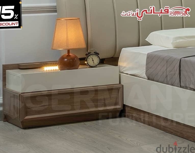 Madrid Bedroom with sound system used as new , ضمان ٣ سنوات قباني 3