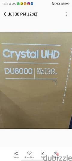 Samsung Crystal DU8000 55