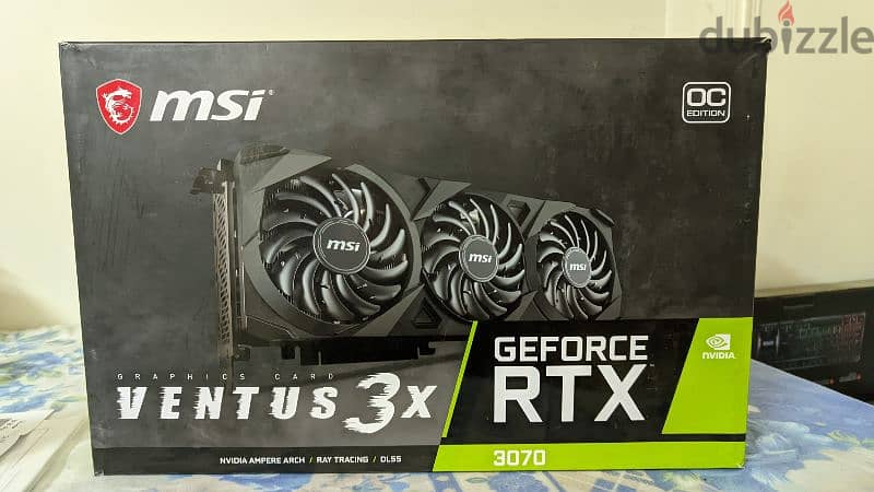 RTX 3070 Msi Ventus 3x OC 8GB 6