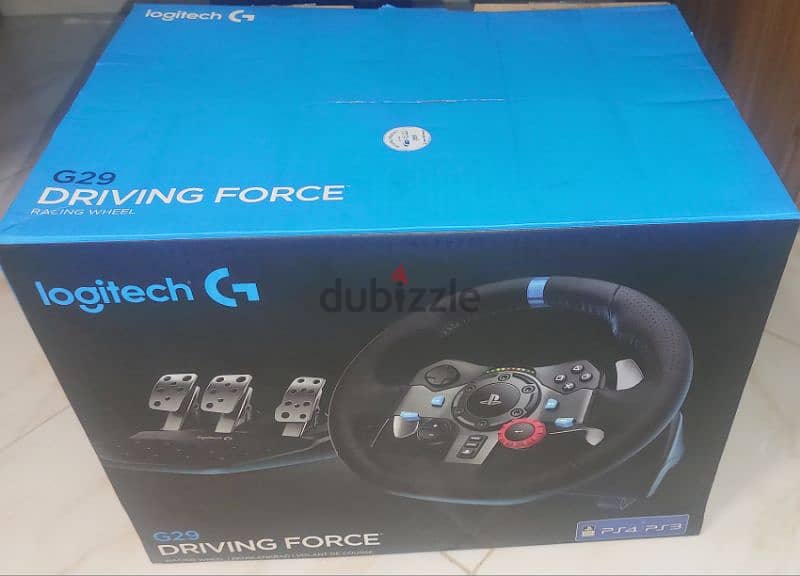 logitech g29 steering wheel حاله ممتازه 0