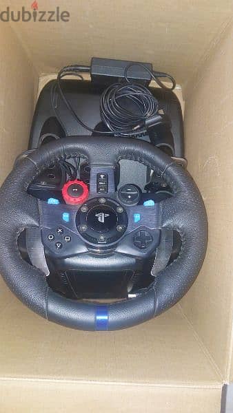 logitech g29 steering wheel حاله ممتازه 1