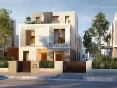 Townhouse villa for sale in Sheikh Zayed by Sodic, VYE Compound, minutes from Capital Business and Beverly Hills 0