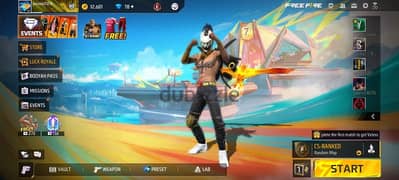 حساب free fire للبيع في booyah pass premium و 79 جوهره