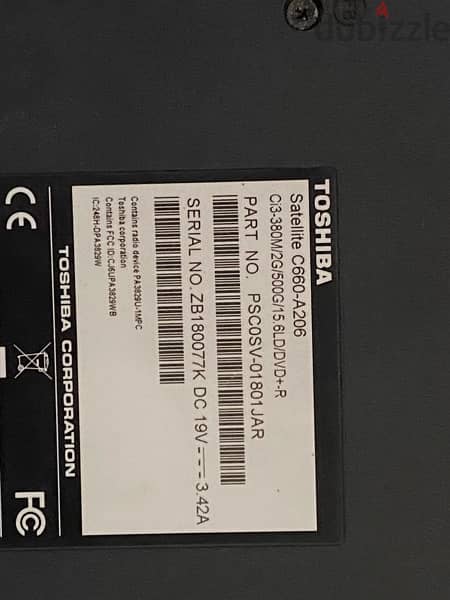 Toshiba laptop  (rare) 5