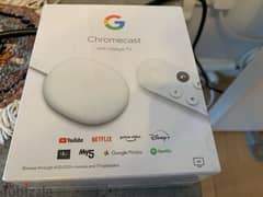 Google chrome-cast with google tv 4k 0