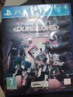 اسطوانه ps4 minecraft dungeons