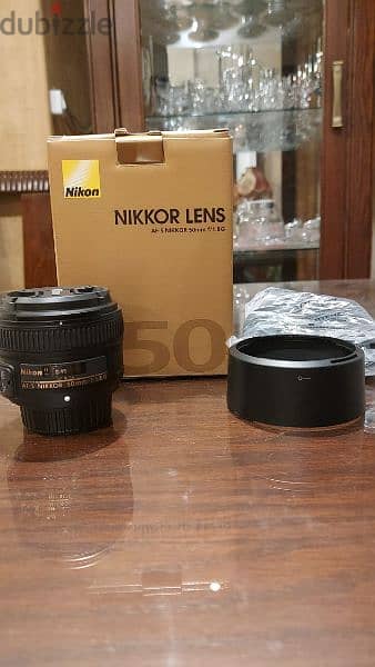 عدسة NIKKOR AF-S 50mm f/1.8 G
جديدة لم تستعمل 5