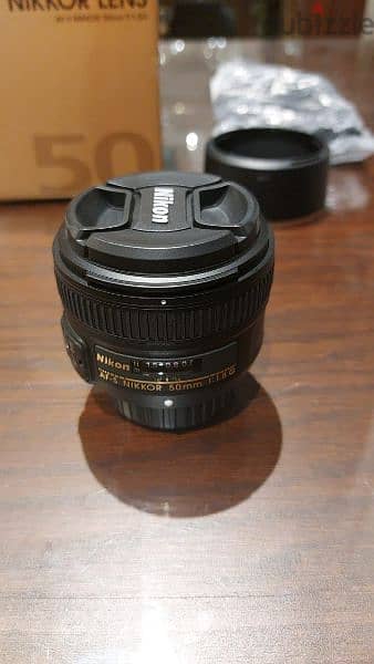 عدسة NIKKOR AF-S 50mm f/1.8 G
جديدة لم تستعمل 6