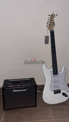 brand new sqoe electric guitar  الكترك جيتار sqoe جديد لم يستخدم 0