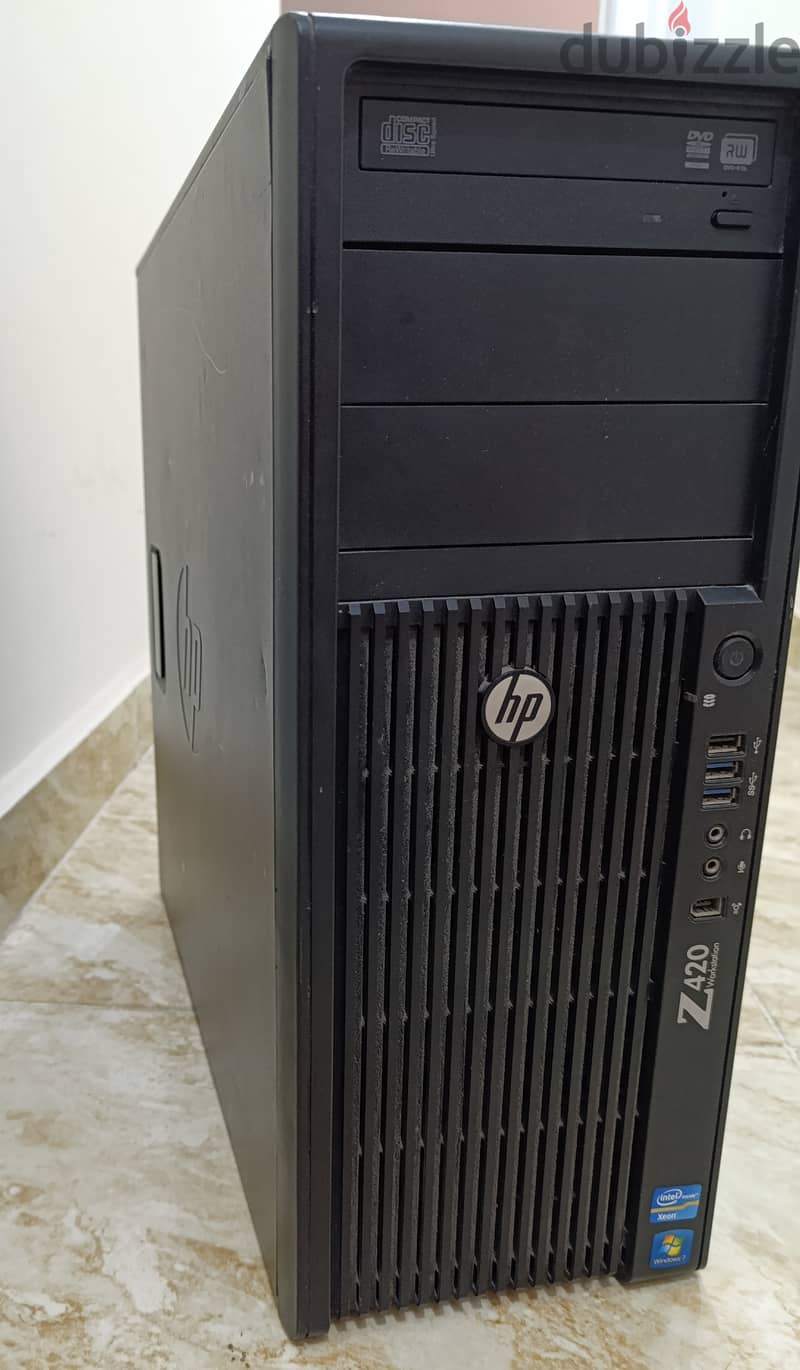 كيسة HP Z420 Workstation رامات 16 جيجا 1