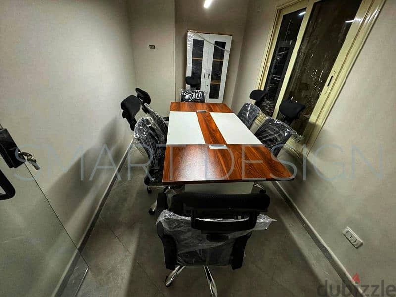 ميتنج روم/ترابيزة مودرن/ترابيزة اجتماعات خشبmdfاسباني / Meeting table 0