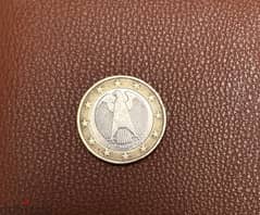 1 EURO COIN 2002 LETTER D 0