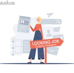 مصممه جرافيك ابحث عن عمل عن بعد Looking Remotely Job Graphics Design