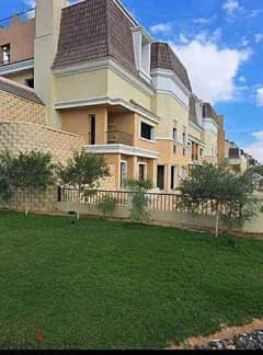 For sale, a studio at a surprising price, lands with a garden, in the most distinguished Taj City Compound in New Cairo, on the Suez Road 0