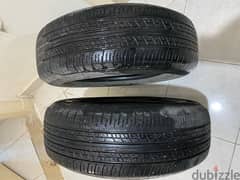 كاوتش دانلوب يباني مستعمل للبيع 215/70R16