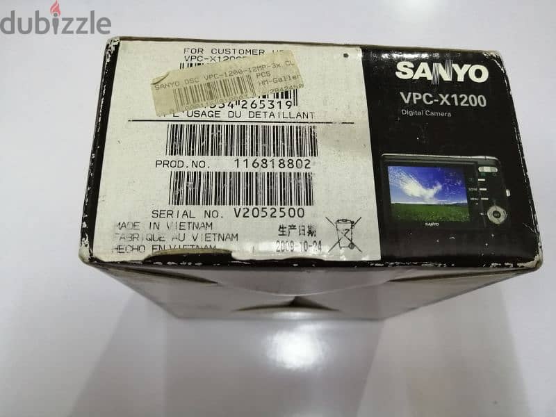 للبيع او التبديل كاميرا Sanyo Xacti VPC-X1200 4