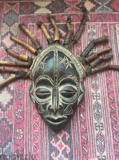 Authintic Zulu mask hand made from tree