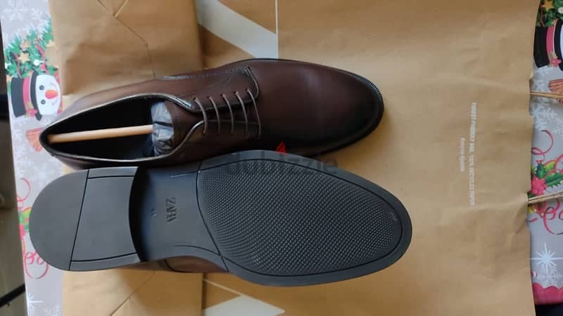 SHOES   ZARA  LEATHER BLUCHERS 1