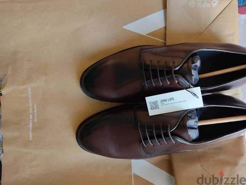 SHOES   ZARA  LEATHER BLUCHERS 3