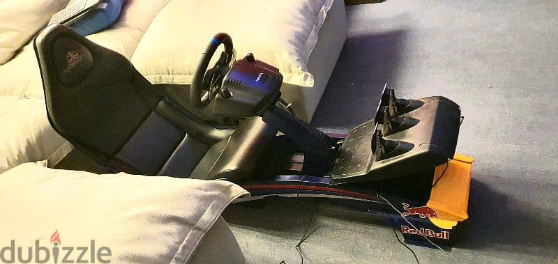 For Rent للإيجار Formula 1 Redbull Playseat with Ferrari T-150 Wheel 2