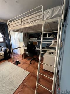 IKEA bunk bed with office 0