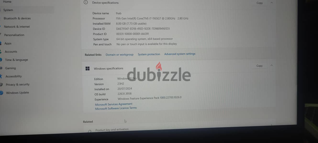 Dell Vostro 15 3000 8GB Ram 1TB 1