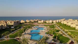 chalet with a prime locationn and direct sea view for sale in lavista gardens sokhna 0