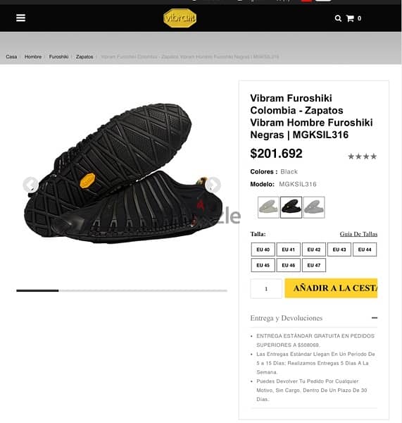 Vibram Furoshiki Colombia - Zapatos Vibram Hombre Furoshiki Negras | 8