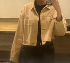 zara beige jacket 0