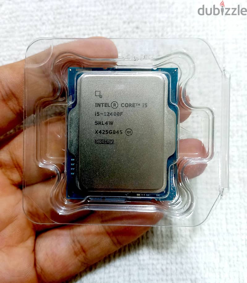 بروسيسور i5 12400f جيل 12 معاه كولر RGB جاي ب 4 أنابيب متاح كميات 6