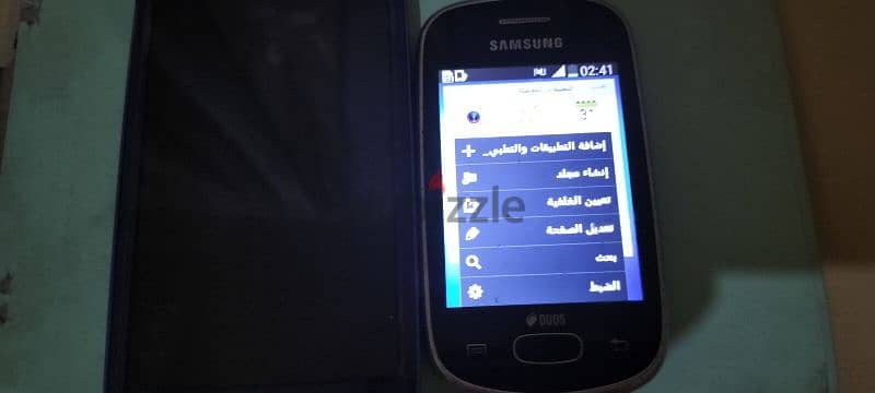 2تلفون سامسونج جلاكسي s3 محتاج بطاريه فقط والتاني سامسونج استار gt555 1