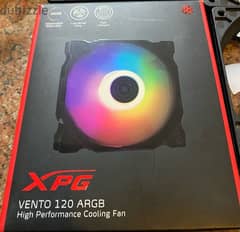 xpg vento argb 120m new open pox for review فانه كيس 0