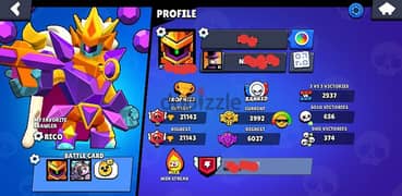 BrawlStars حساب برول ستارذ Brawl Stars لعبة براول ستارز