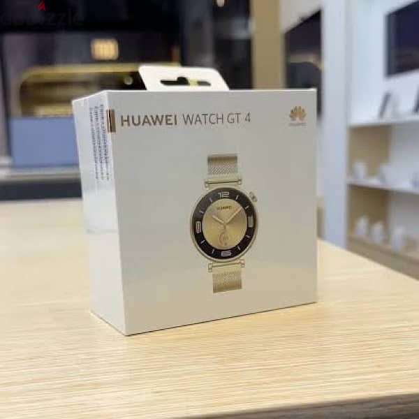 HUAWEI WATCH GT4 41MM SMARTWATCH GOLD Sealed new 0