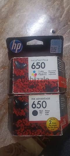 HP 650 BLACK/ COLOR 
INK 0