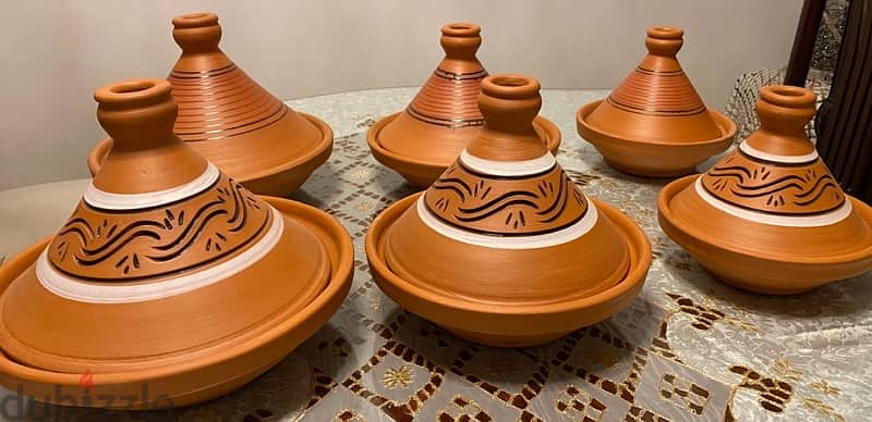 MOROCCAN POTTERY TAGINE طقم طاجين مغربي 2