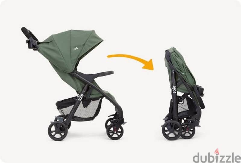 Joie Muze travel system stroller + car seat چوي عربية أطفال مع كار سيت 4