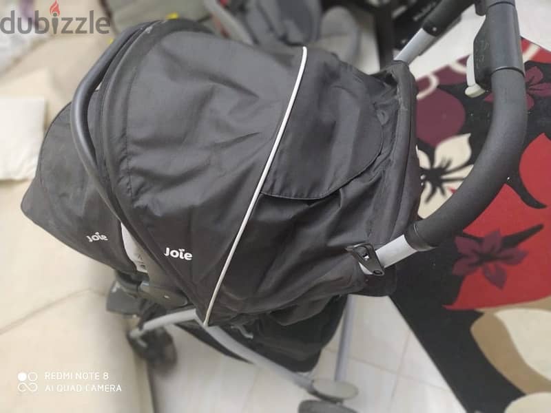 Joie Muze travel system stroller + car seat چوي عربية أطفال مع كار سيت 5