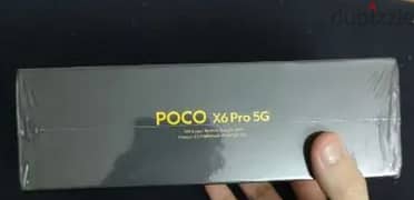 poco x6 pro جديد متبرشم 0